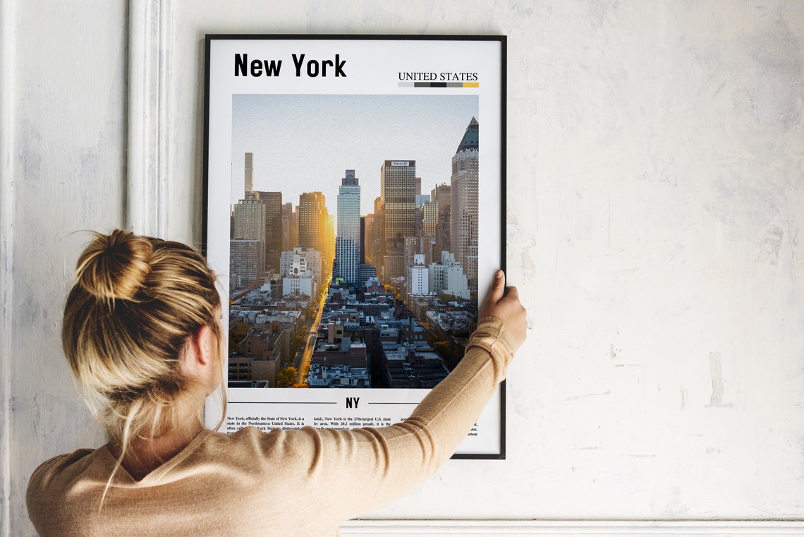 New York Poster New York Print New York Wall Art United States Photo United States Poster United States Print Travel Poster - Image 5