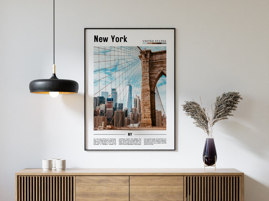 New York Poster New York Print New York Wall Art Ny Photo Ny Poster Ny Print New York Photo Travel Poster - Image 4