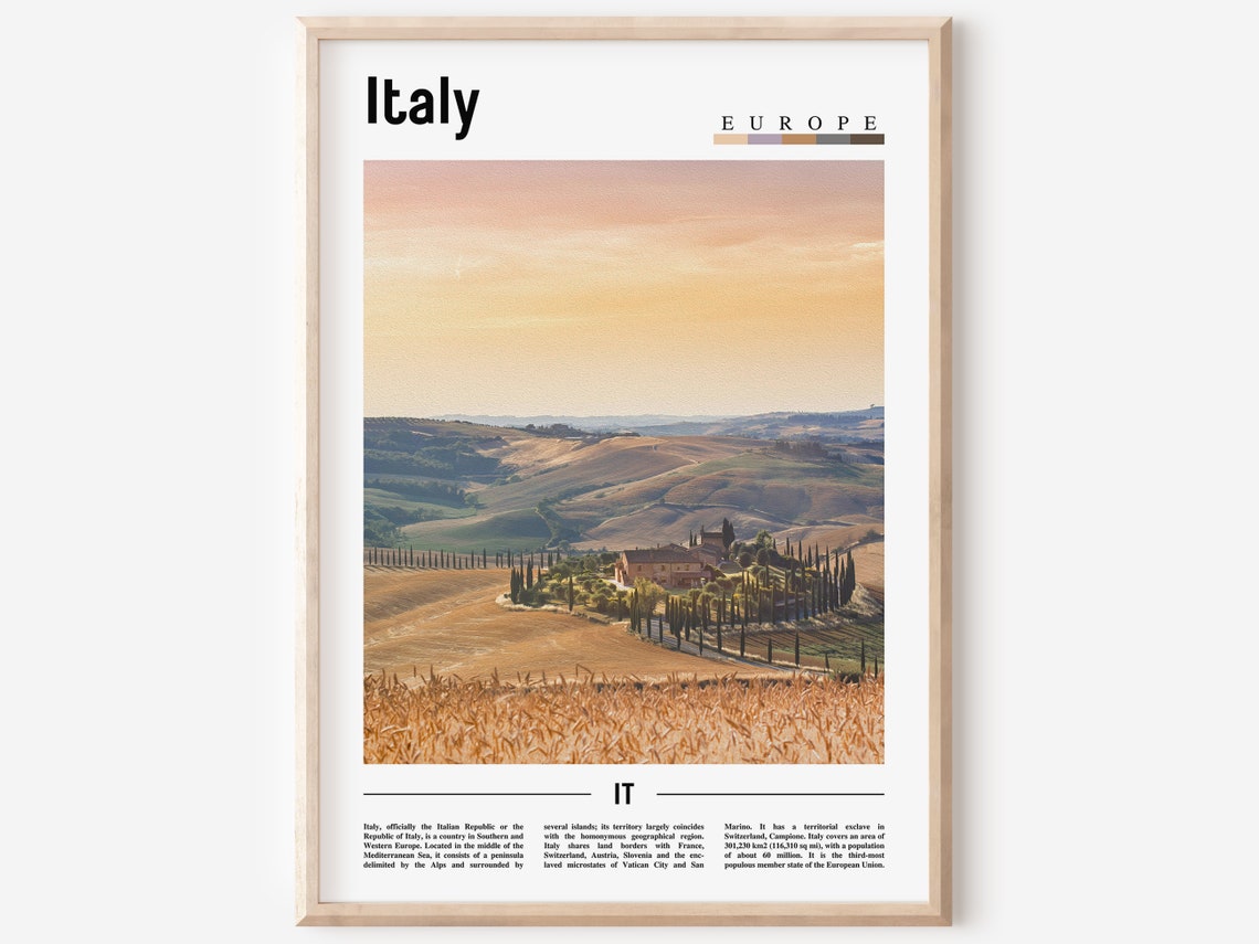 Italy Poster Italy Print Italy Wall Art Italy Photo Italy Poster Italy Print Italy Wall Art Minimal Travel Poster