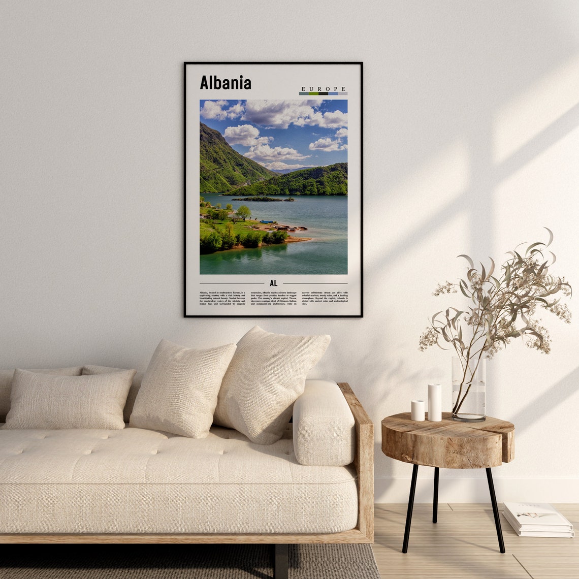 Albania Poster Albania Print Albania Wall Art Europe Photo Europe Poster Europe Print Travel Poster - Image 2