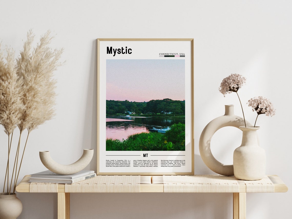 Mystic Poster Mystic Print Mystic Wall Art United States Photo United States Poster United States Print - Image 6