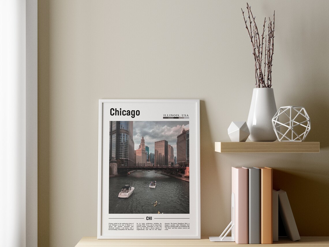 Chicago Travel Poster, United States Photo - Image 3