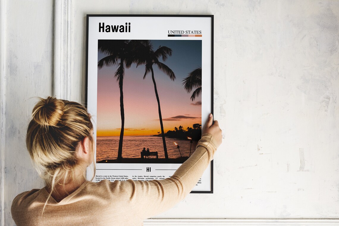 Hawaii Travel Poster, United States Photo - Image 5