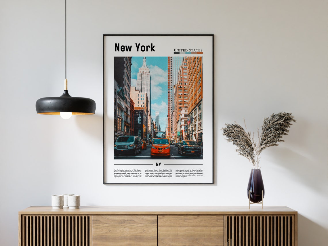 New York Poster New York Print New York Wall Art Ny Photo Ny Poster Ny Print New York Photo Travel Poster - Image 4