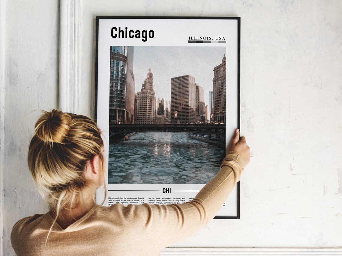 Chicago Travel Poster, United States Photo - Image 5
