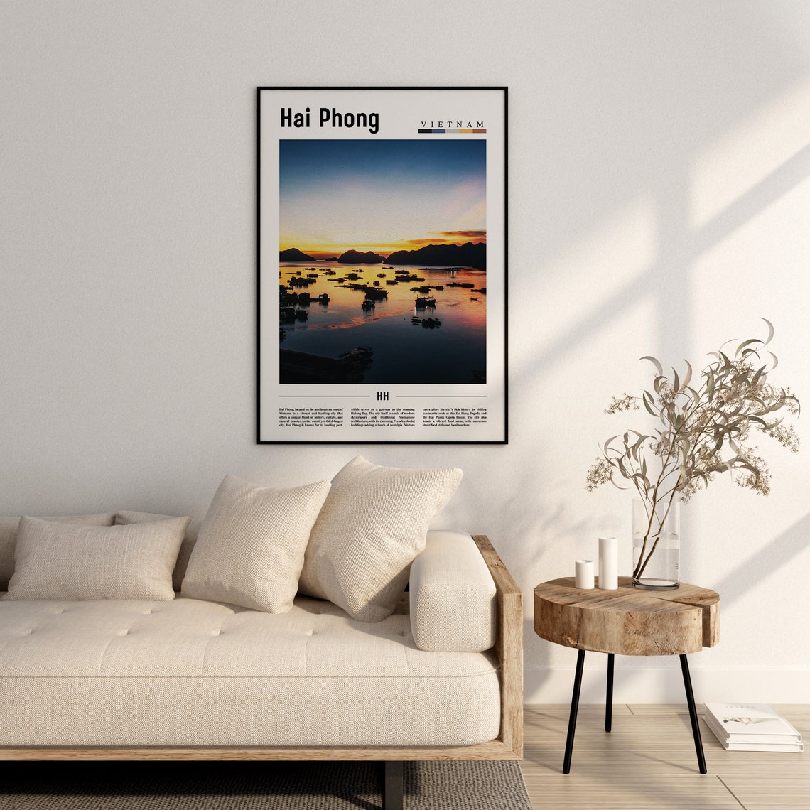 Hai Phong Poster Hai Phong Print Hai Phong Wall Art Asia Print Asia Poster Asia Photo Minimal Travel Poster - Image 2