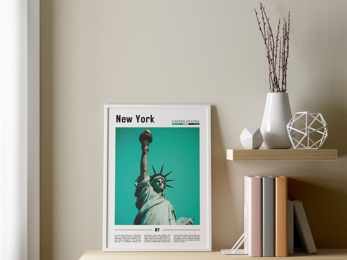 New York Poster New York Print New York Wall Art Ny Photo Ny Poster Ny Print New York Photo Travel Poster - Image 3