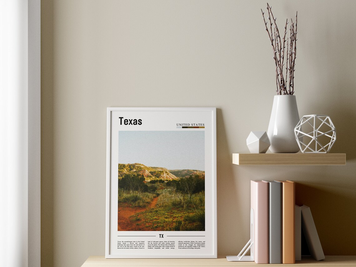 Texas Travel Poster, United States Photo - Image 3