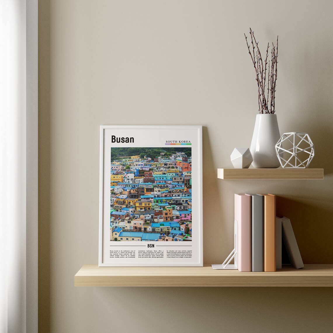 Busan Poster Busan Print Busan Wall Art Asia Print Asia Poster Asia Photo Minimal Travel Poster - Image 3