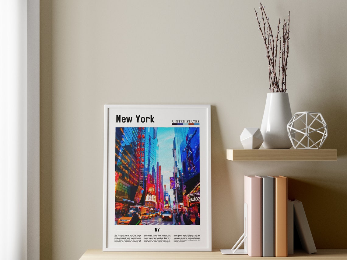 New York Poster New York Print New York Wall Art Ny Photo Ny Poster Ny Print New York Photo Travel Poster - Image 3