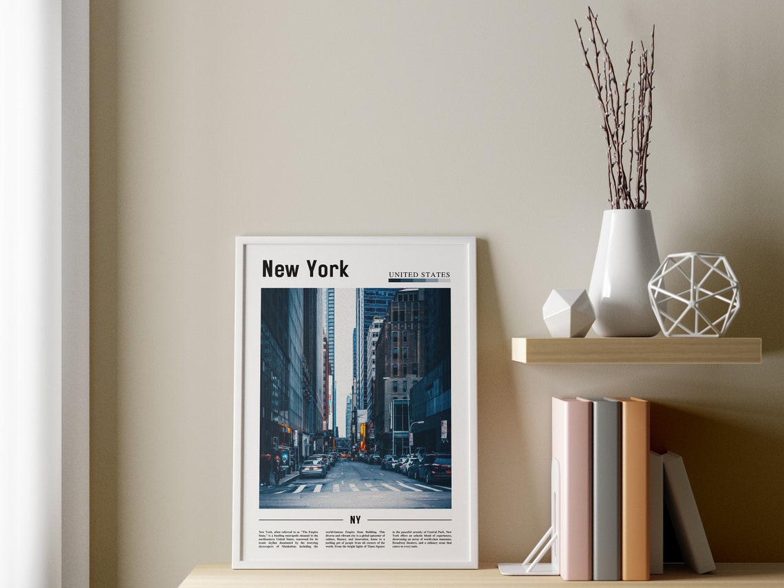 New York Poster New York Print New York Wall Art Ny Photo Ny Poster Ny Print New York Photo Travel Poster - Image 3