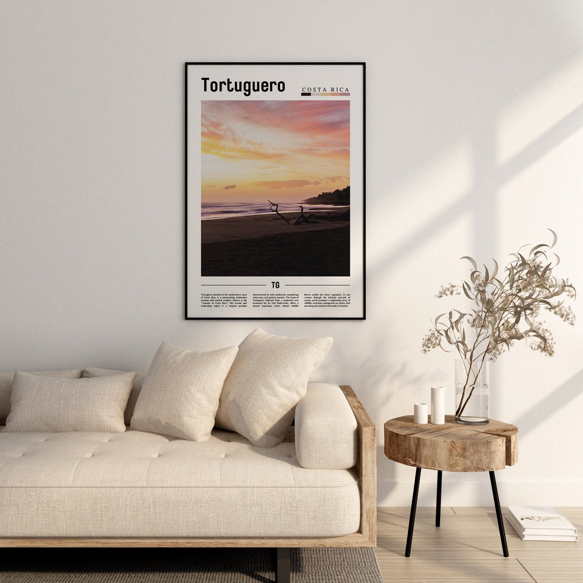 Tortuguero Poster Tortuguero Print Tortuguero Wall Art Central America Poster Central America Print Travel Poster - Image 2