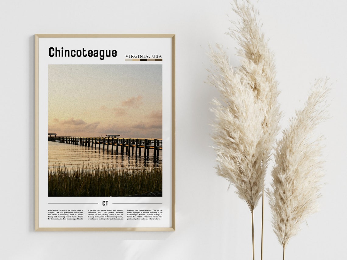 Chincoteague Poster Chincoteague Print Chincoteague Wall Art United States Photo United States Poster United States Print - Image 4