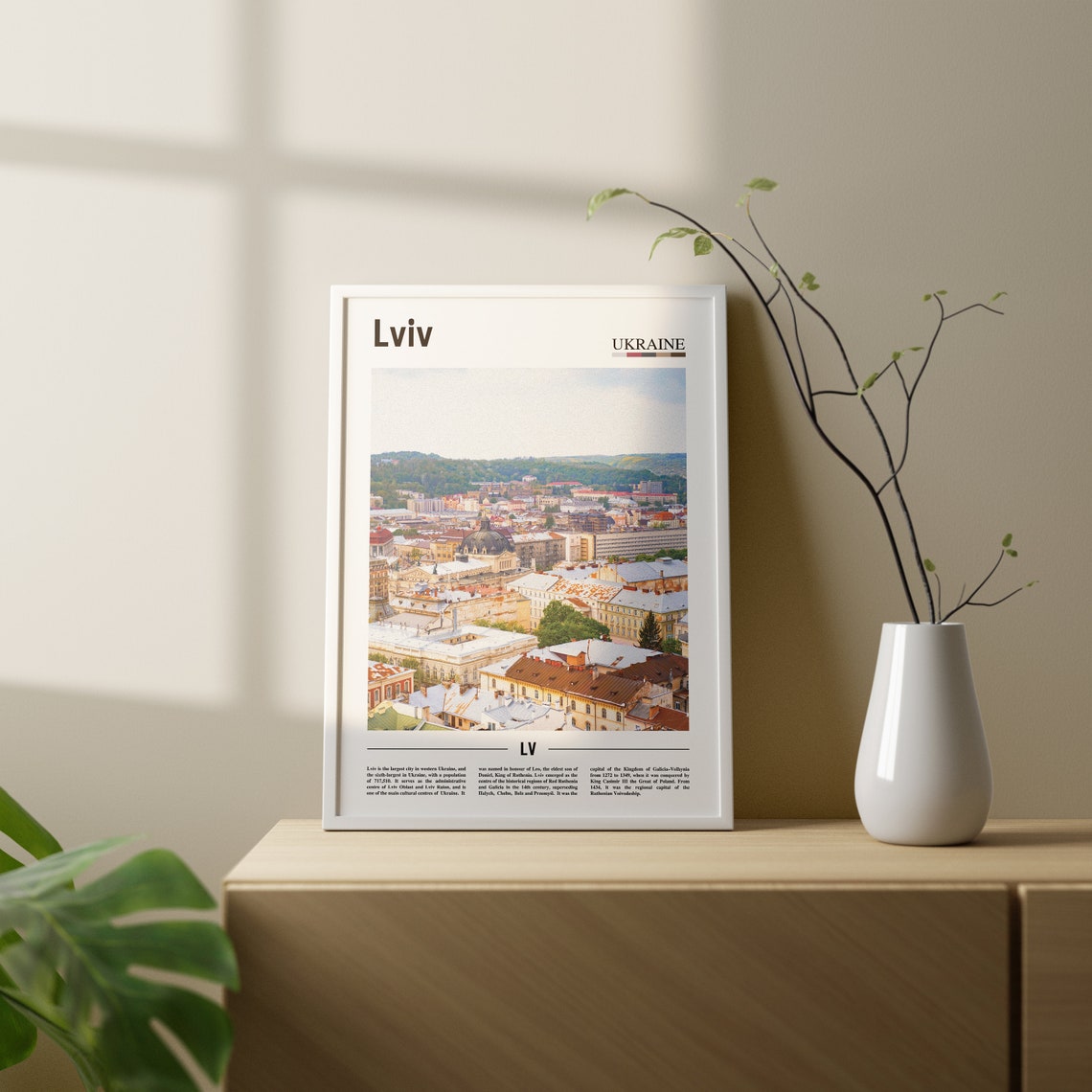 Lviv Print Lviv Poster Lviv Wall Art Oil Painting Poster Colorful City Print City Artwork Travel Artwork Travel Wall Art City Print - Image 2