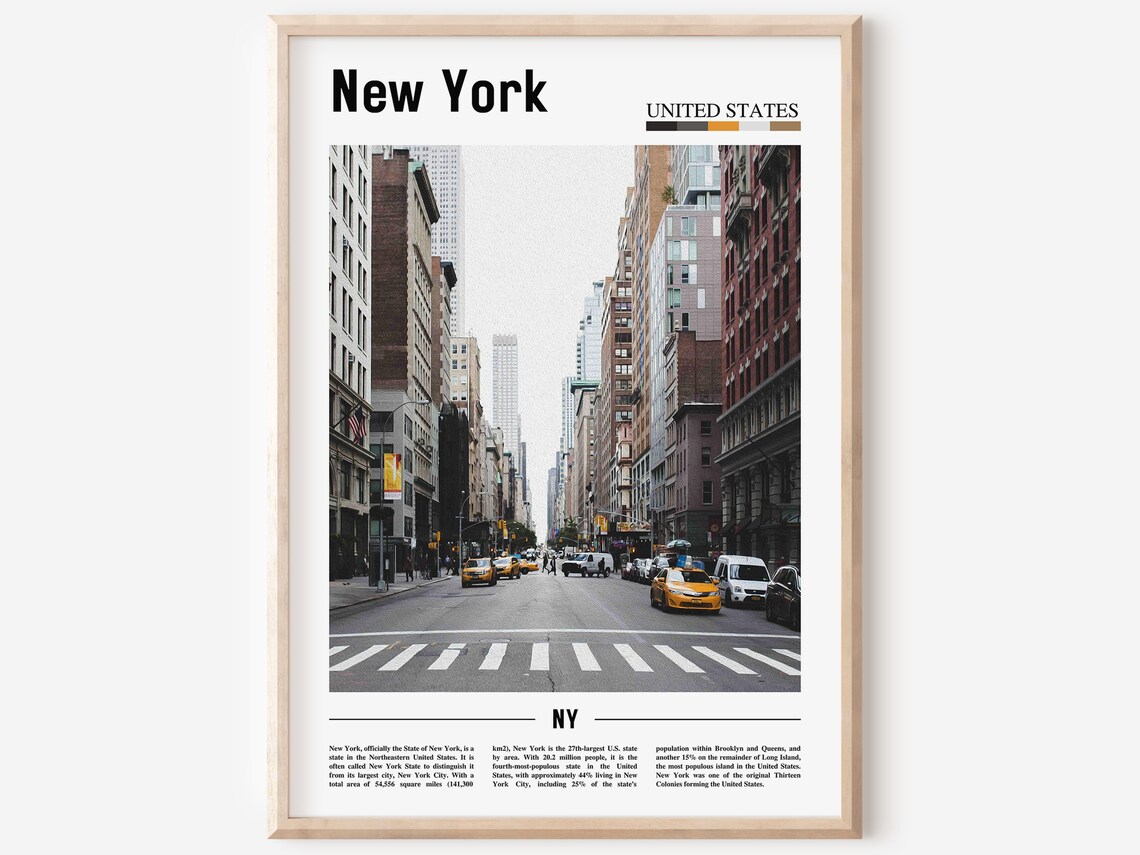 New York Travel Poster, United States Photo