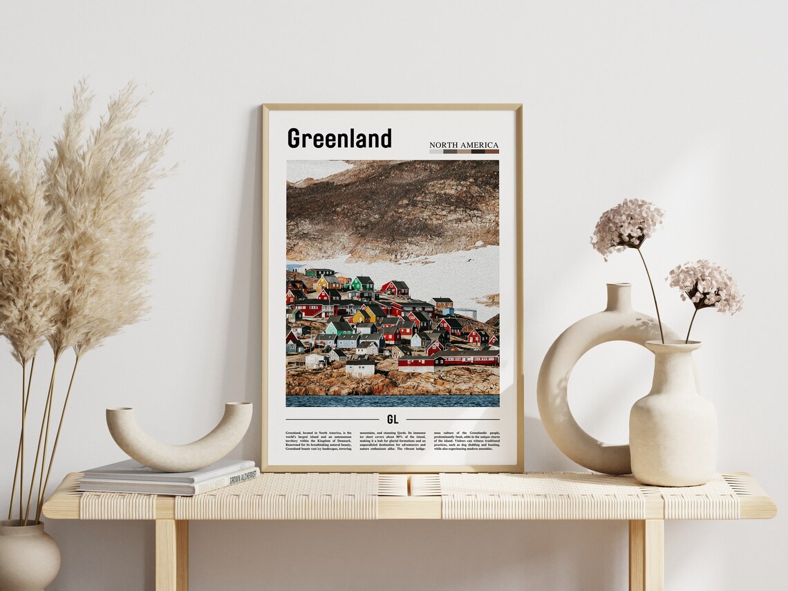 Greenland Travel Poster, North America Photo - Image 6