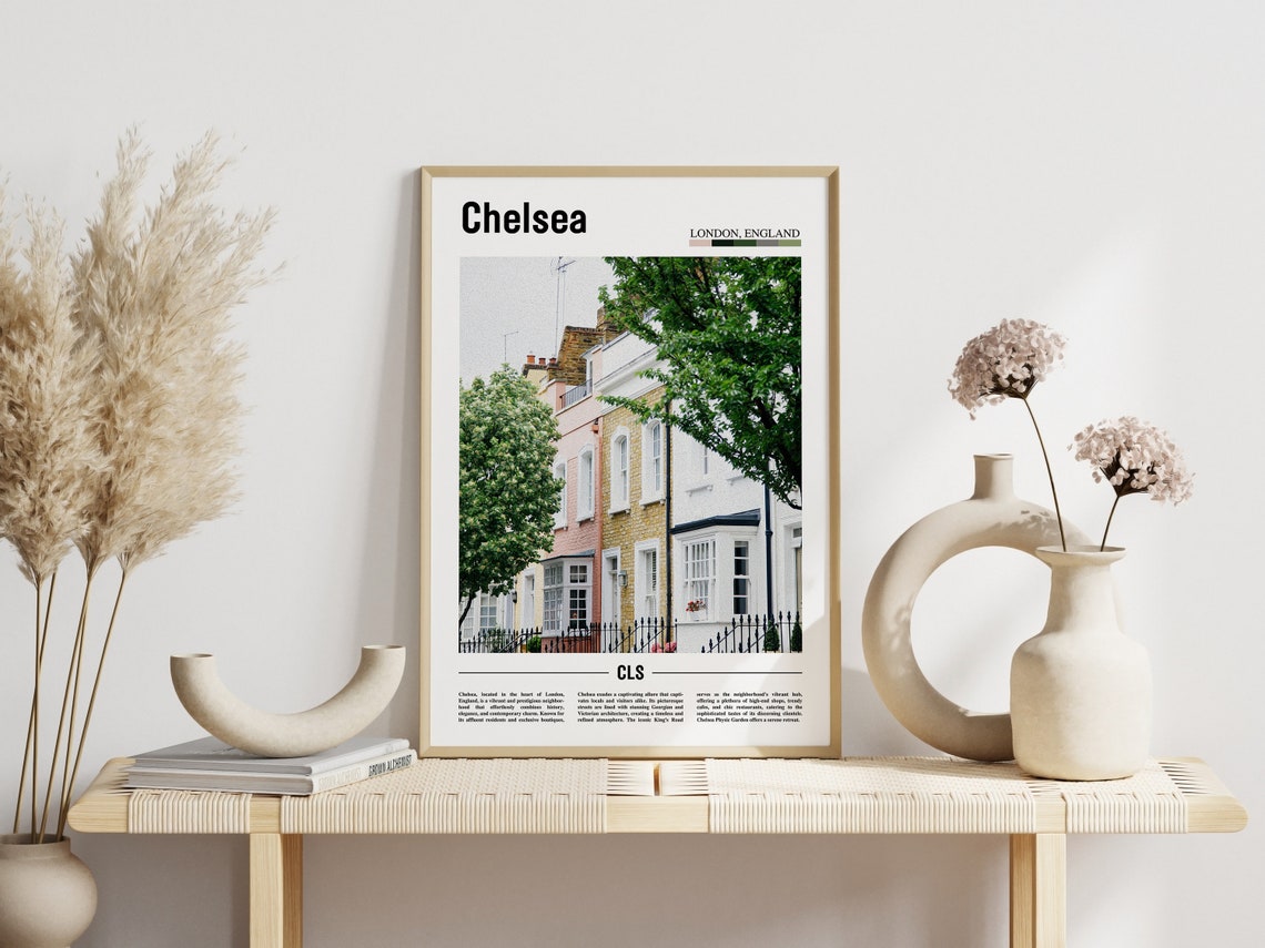 Chelsea Poster Chelsea Print Chelsea Wall Art Europe Photo Europe Poster Europe Print Travel Poster - Image 6
