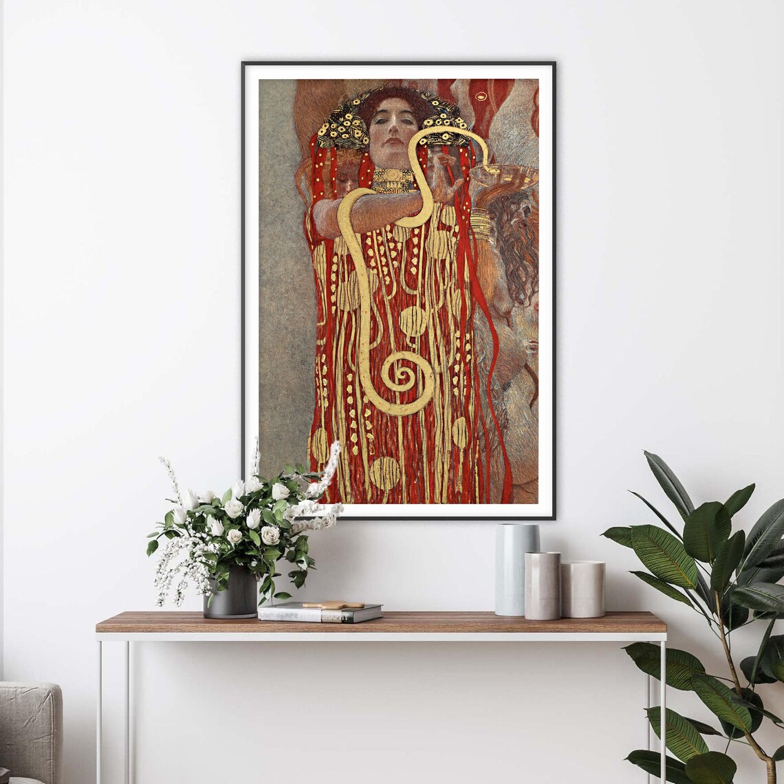 Hygieia by Gustav Klimt, Vintage Art Print - Image 2