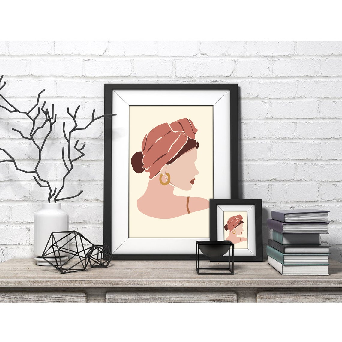 Inspirational Female No 8 Aesthetic Room Decor Minimalist Wall Art Trending Now Minimal Wall Art Bathroom Prints - Image 4