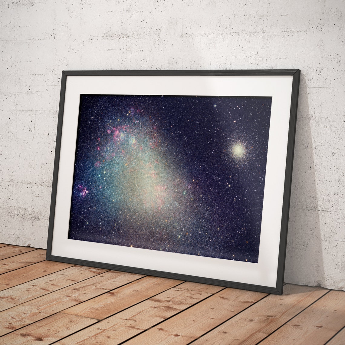 Magellanic Clouds Galaxy Dense Star Field Night Sky Art Poster - Image 4