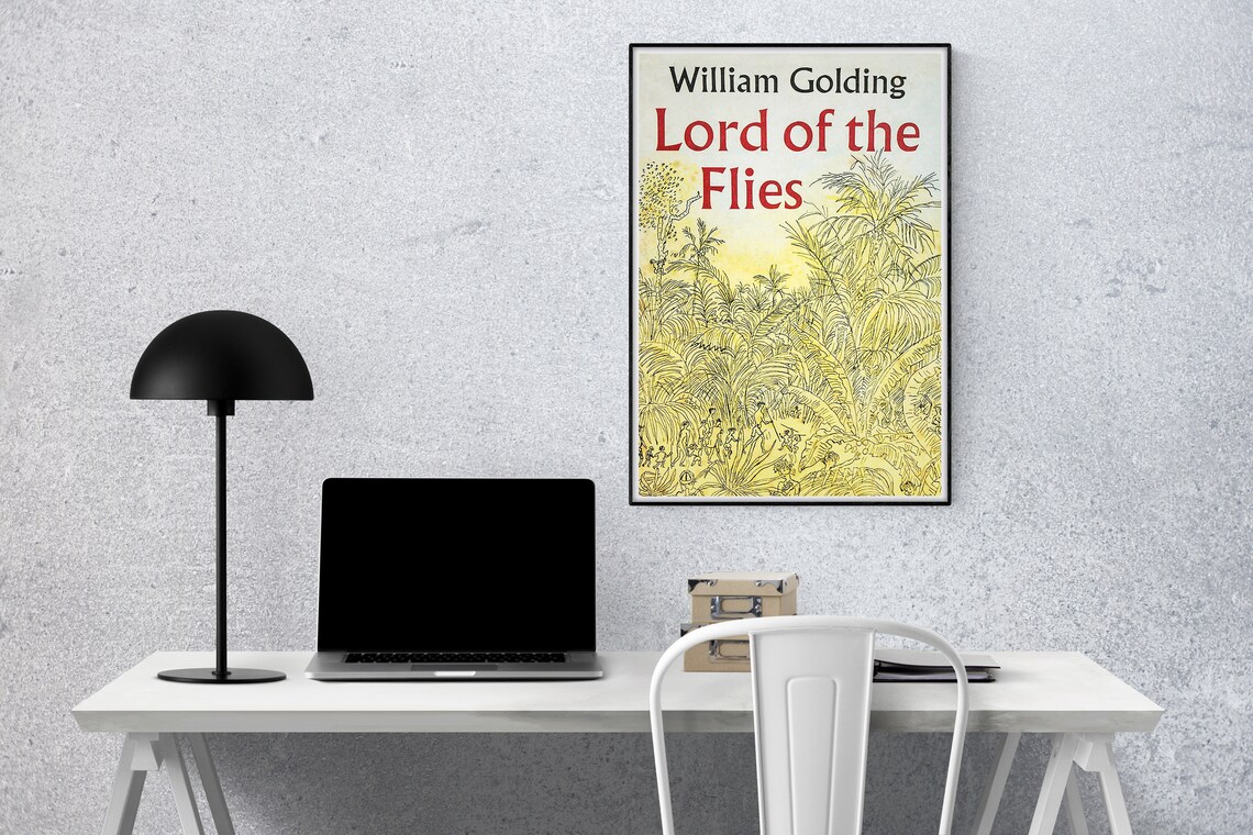 Lord Of The Flies Vintage Literary Poster Print - Image 3