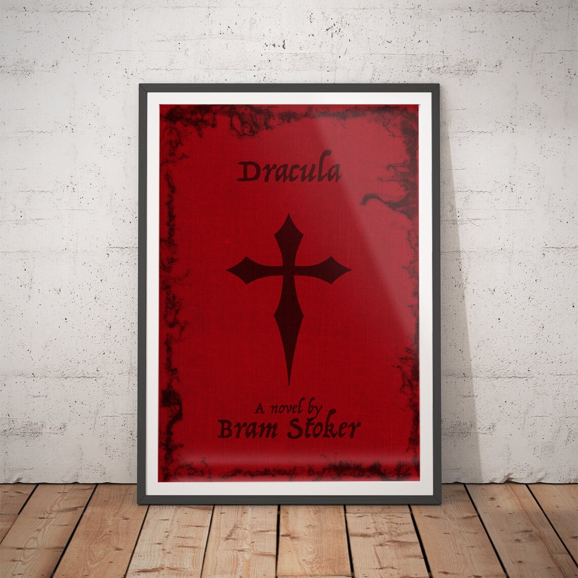 Dracula Antique Poster, Literary Home Art Print