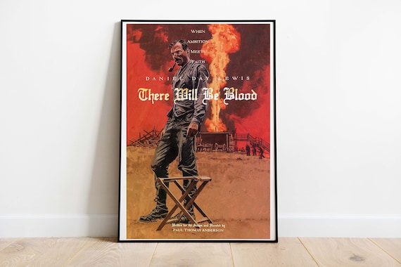 There Will Be Blood Inspired Art Print, Movie Poster