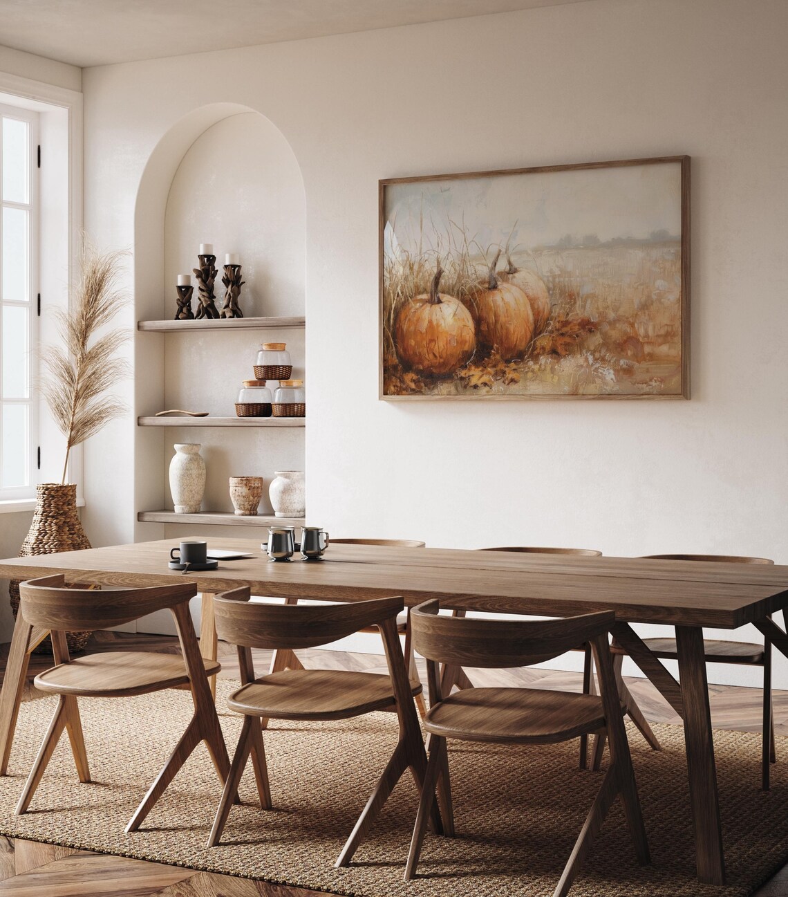 Vintage Pumpkin Still Life Art Print, Fall Decor - Image 2