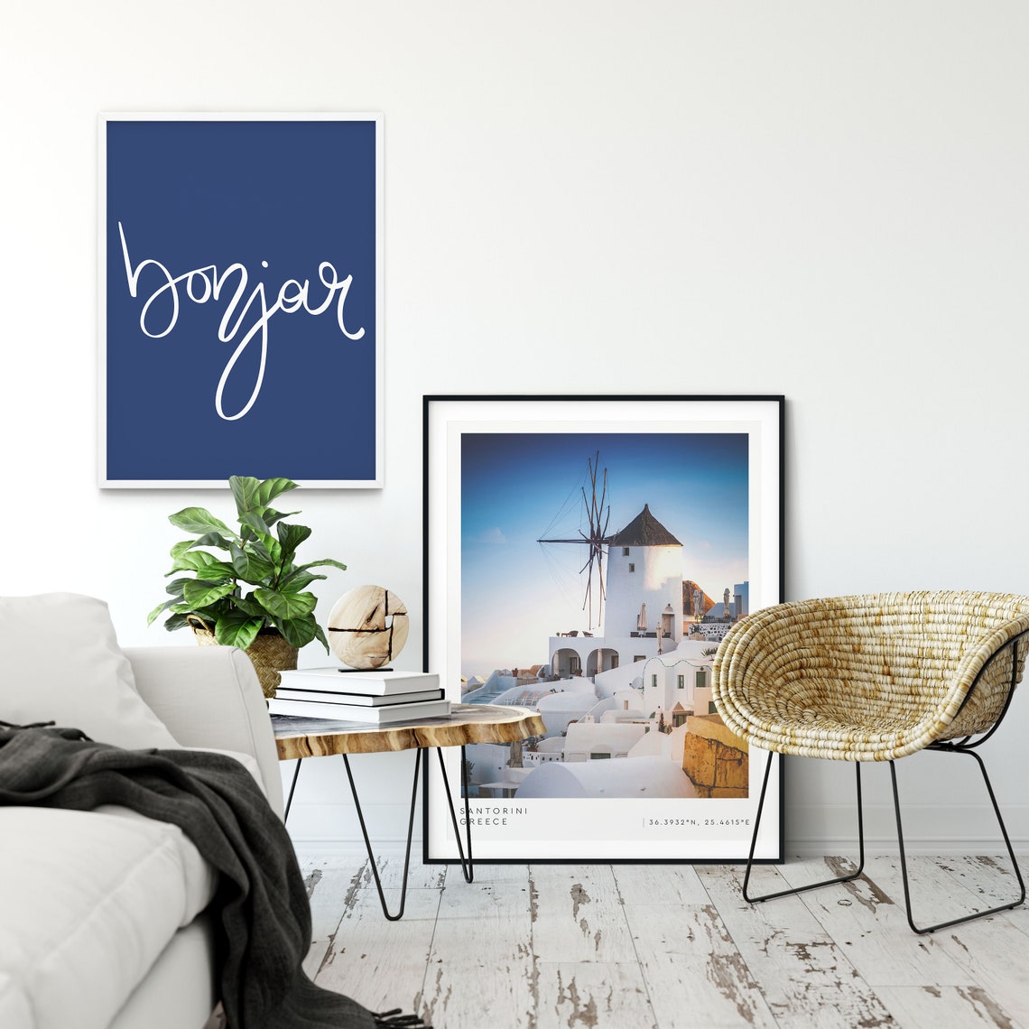 Bonjour Print Good Day Motivational Print Positive Quote Inspirational French Print Inspirational Wall Art French Home Decor - Image 5