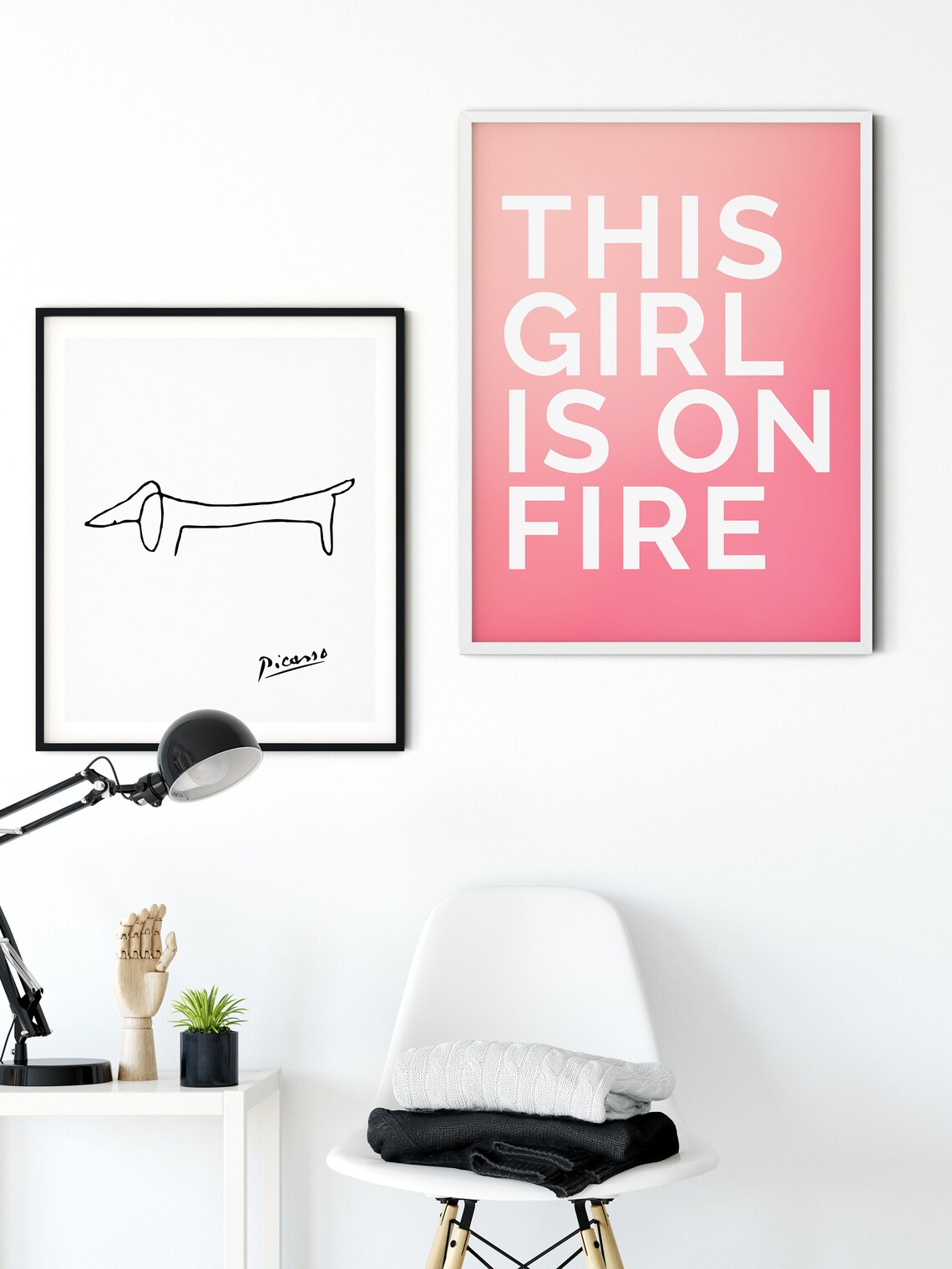 This Girl Is On Fire, Feminist Inspirational Art Print - Image 5