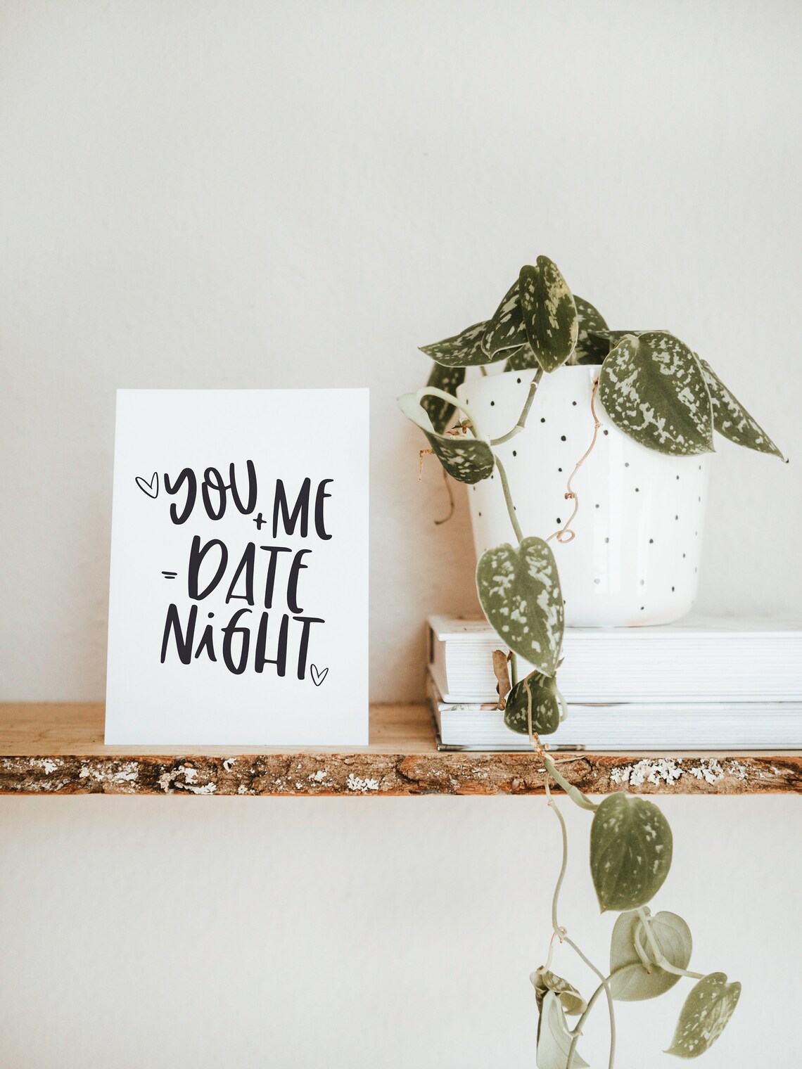 You Me and Date Night Anniversary Romance Art Print - Image 2