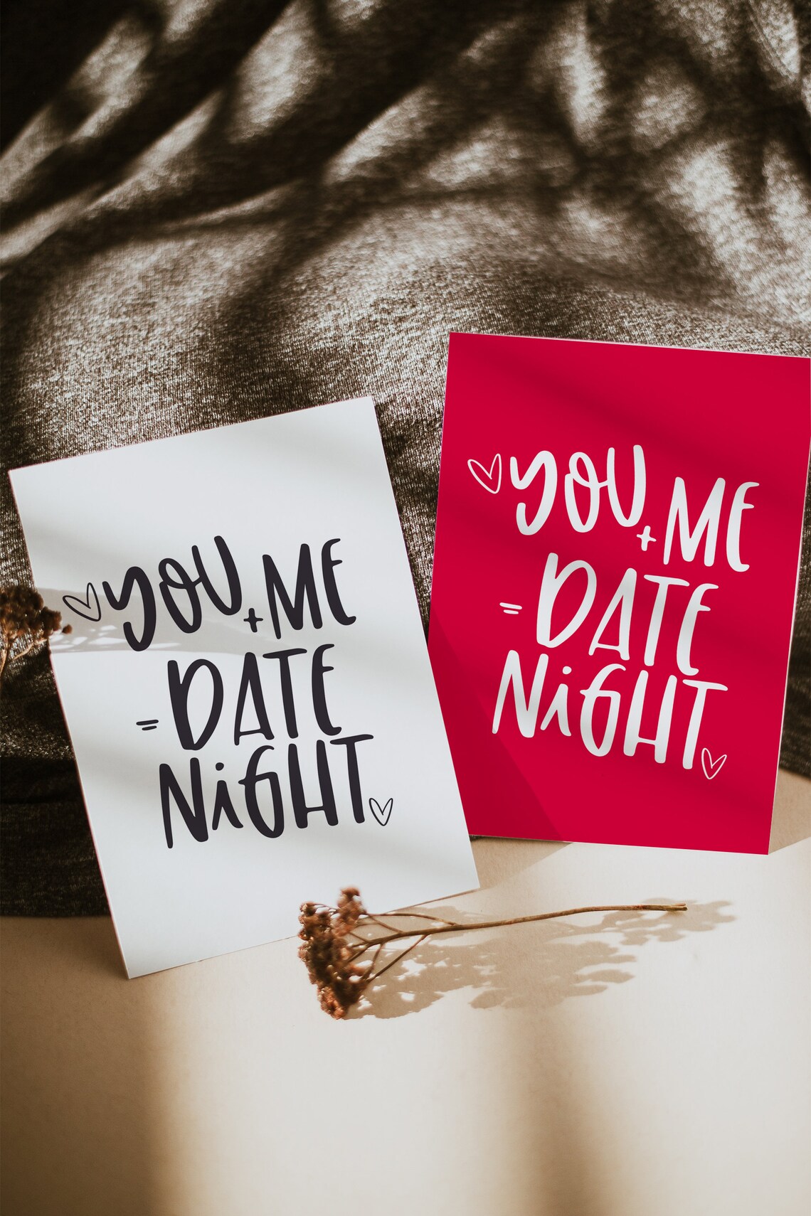 You Me and Date Night Anniversary Romance Art Print - Image 5