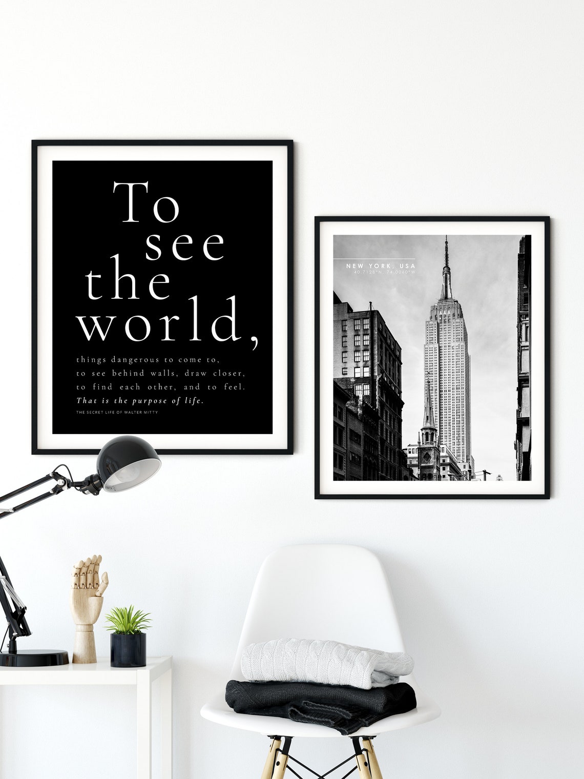 The Secret Life Of Walter Mitty Movie Quote Movie Wall Art Iconic Quotes Poster Inspirational Gift Inspirational Movie Wall Decor - Image 3