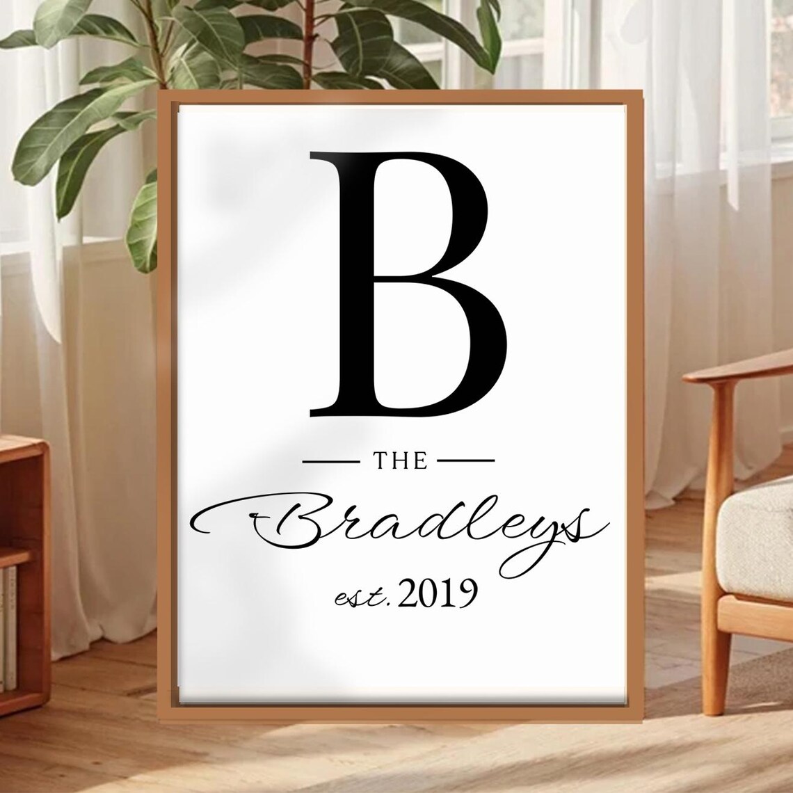 Personalized Family Last Name Sign, Entryway Decor - Image 3