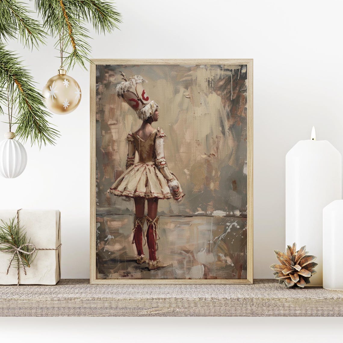 Young Nutcracker Ballet Ballerina Backstage Vintage Theatre Poster - Image 5