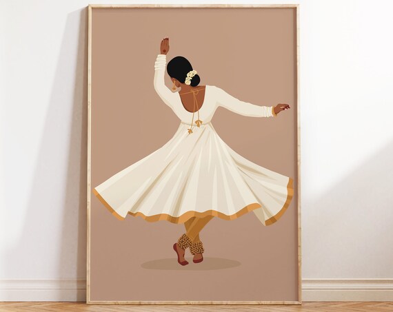 Kathak Dancer - South Asian Art