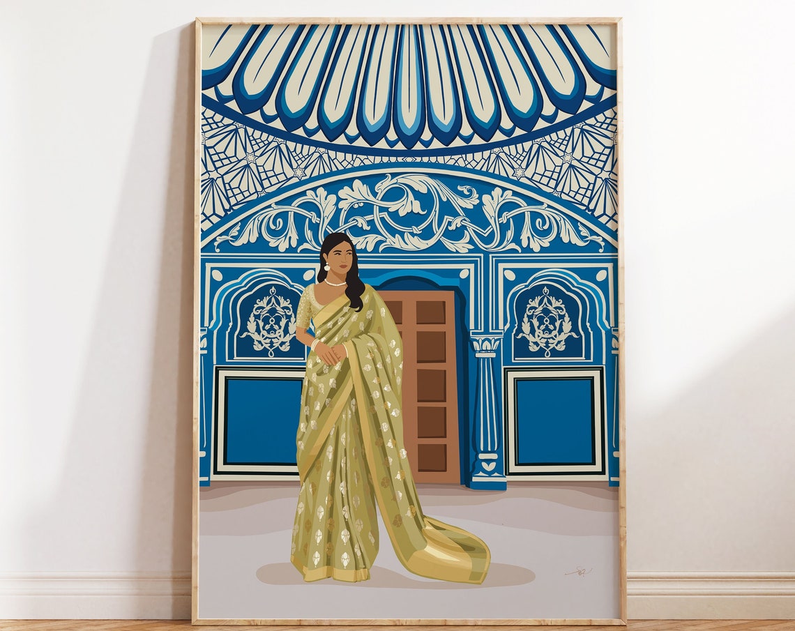 Indian Art, Jaipur Wall Art Print