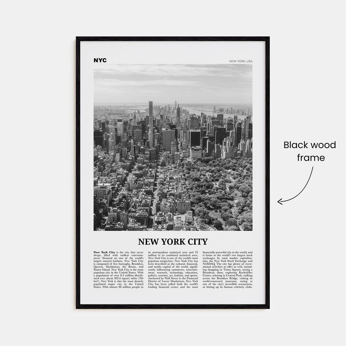 New York City Print Black And White No 3 New York Wall Art New York Poster New York Photo Nyc Black And White Poster Print Usa - Image 3