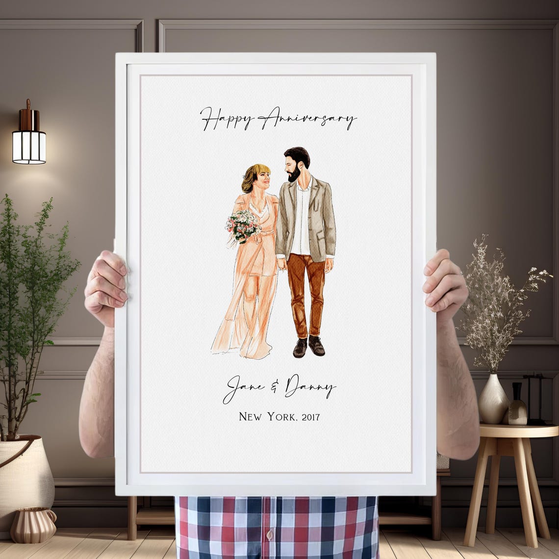 Watercolor Painting From Photo Watercolor Painting Custom Painting From Photo Watercolor Painting Watercolor Print Framed Wall Art
