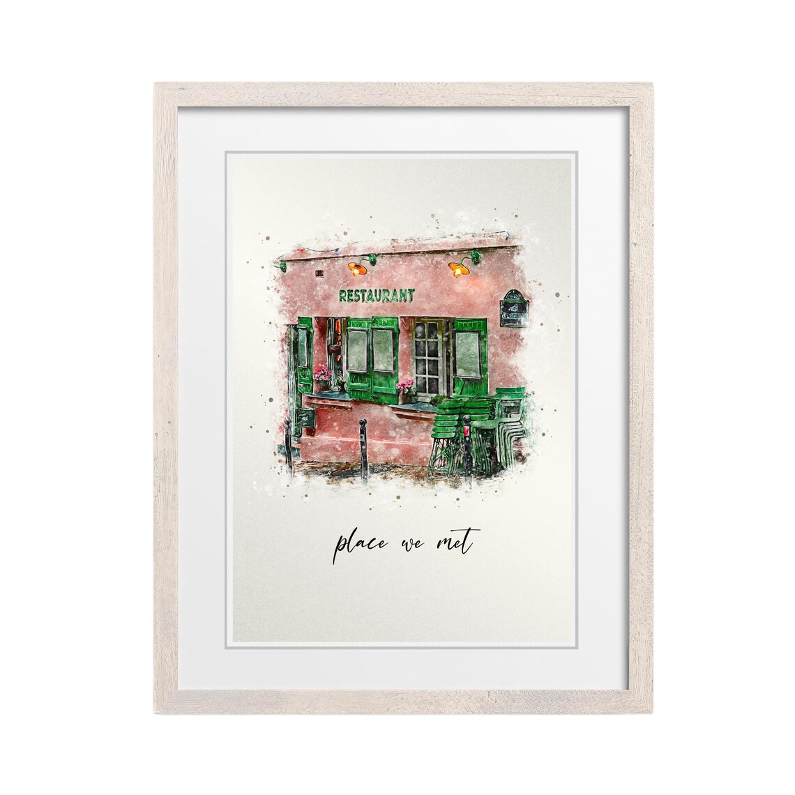 First Date Gift Portrait, Valentine Anniversary Gift - Image 4