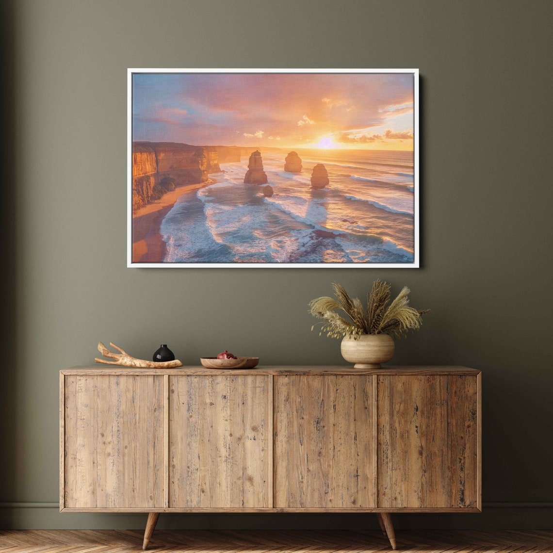 Twelve Apostles Sunset Great Ocean Road Australia Coast Poster - Image 2