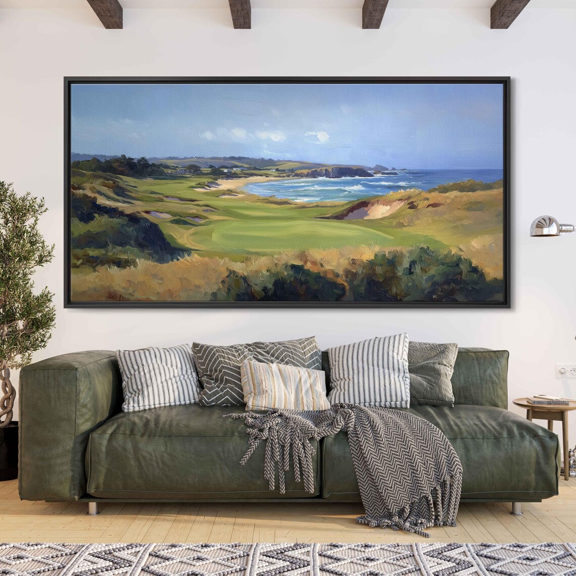 Bandon Dunes Golf Course Coastal Golf Art Print