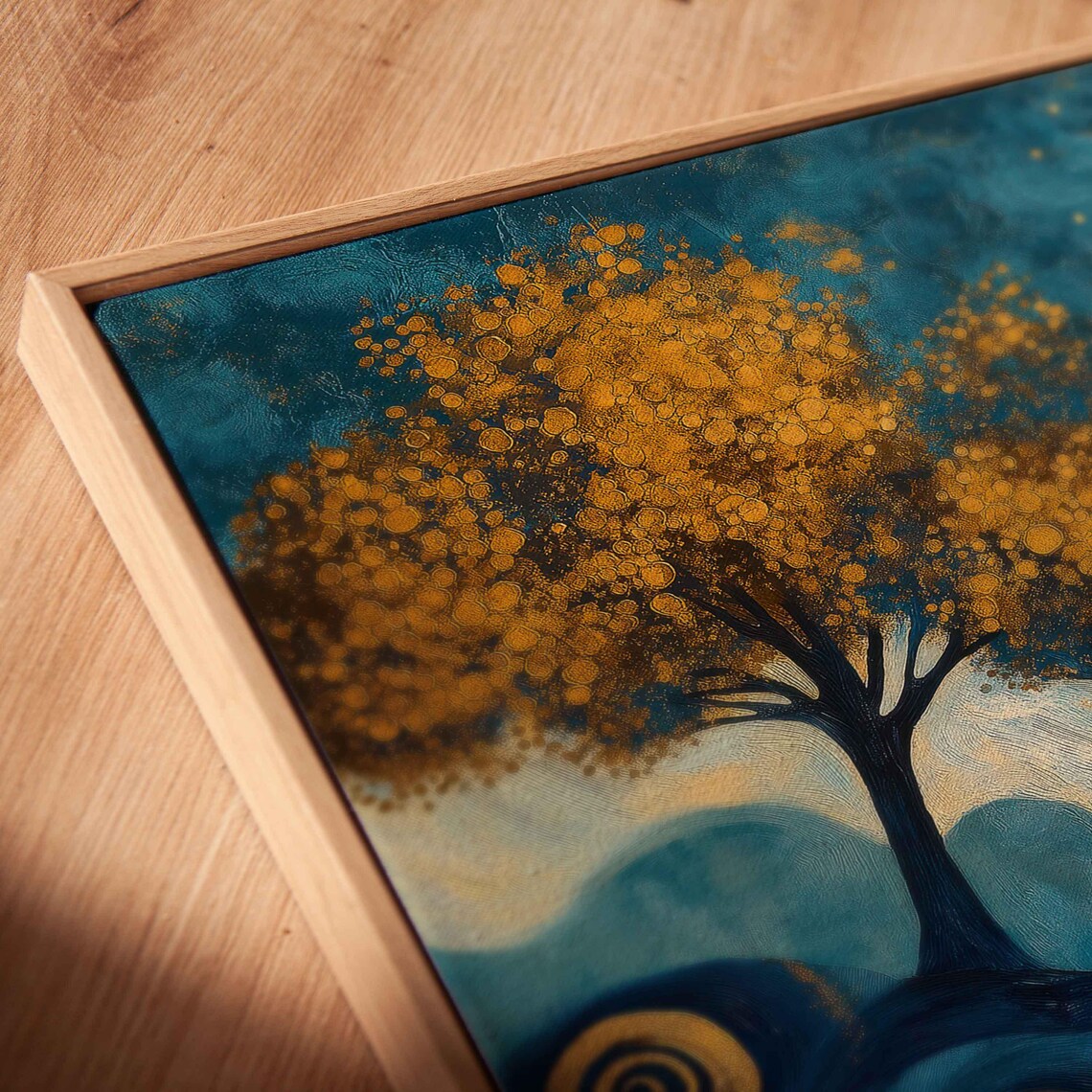 Ethereal Landscape With Shimmering Trees - Image 2