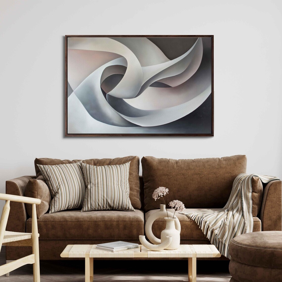 Abstract Forms In Pastel Colors Art Print