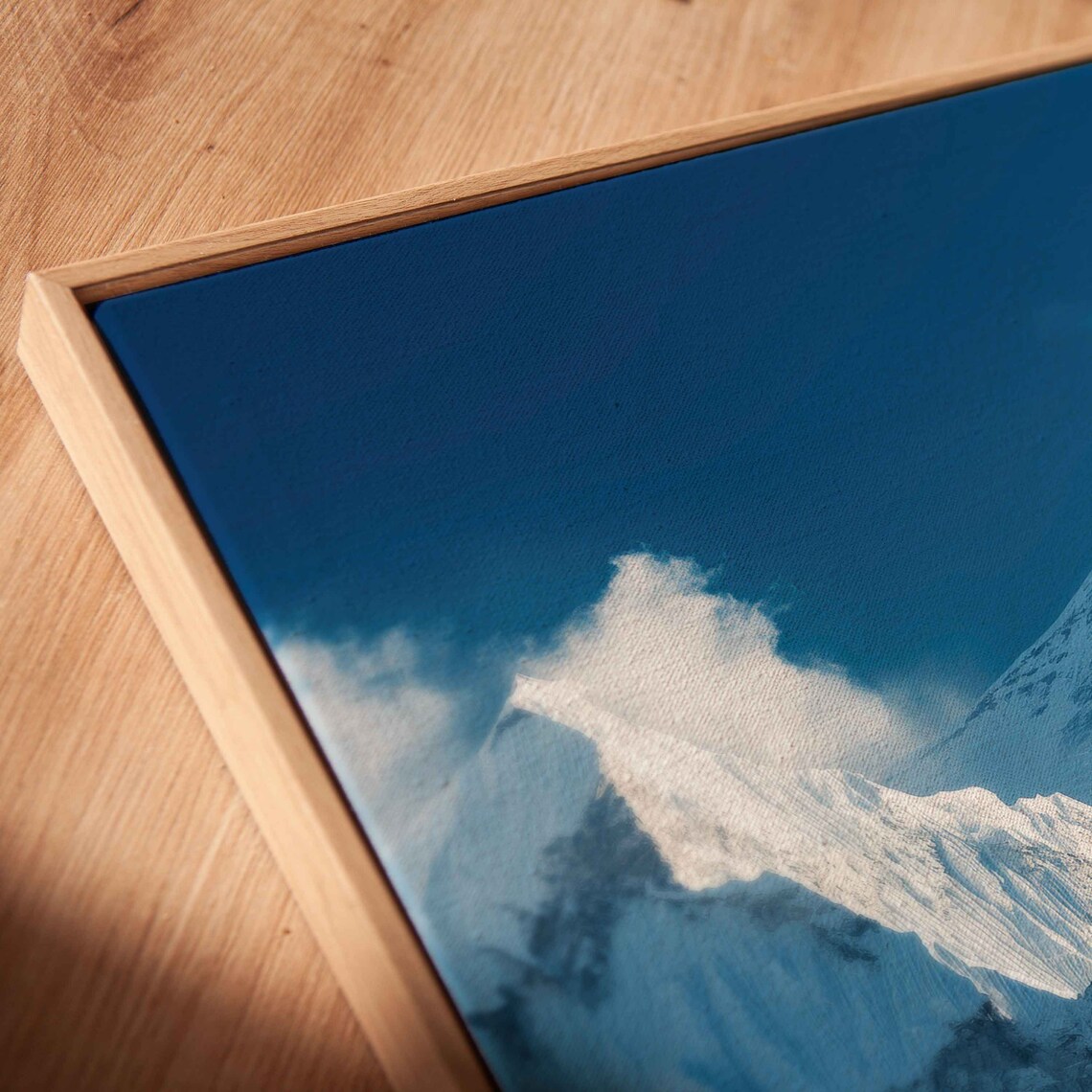 Mount Everest Mountain Range Ejecting Through Clouds Photography Print Wall Art Print Himalayas Ready To Hang - Image 2