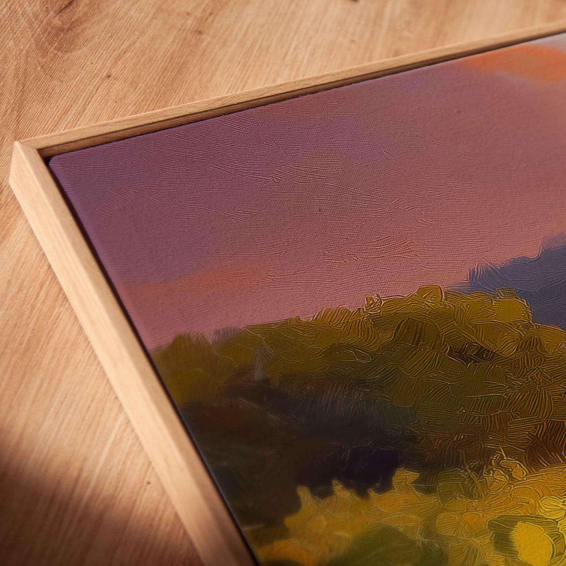 Golden Sunset Vineyard Rows Panoramic Wine Country Landscape Poster - Image 2