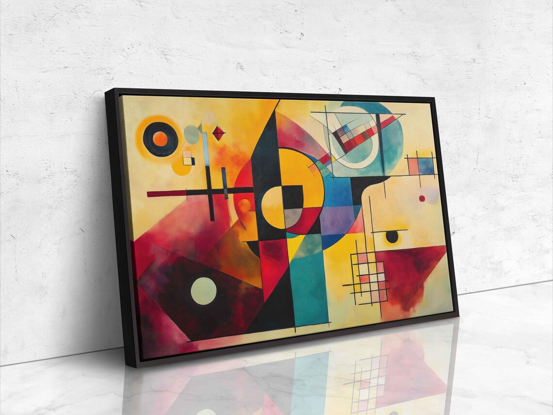 Geometric Explosion, Abstract Modern Art Print - Image 4