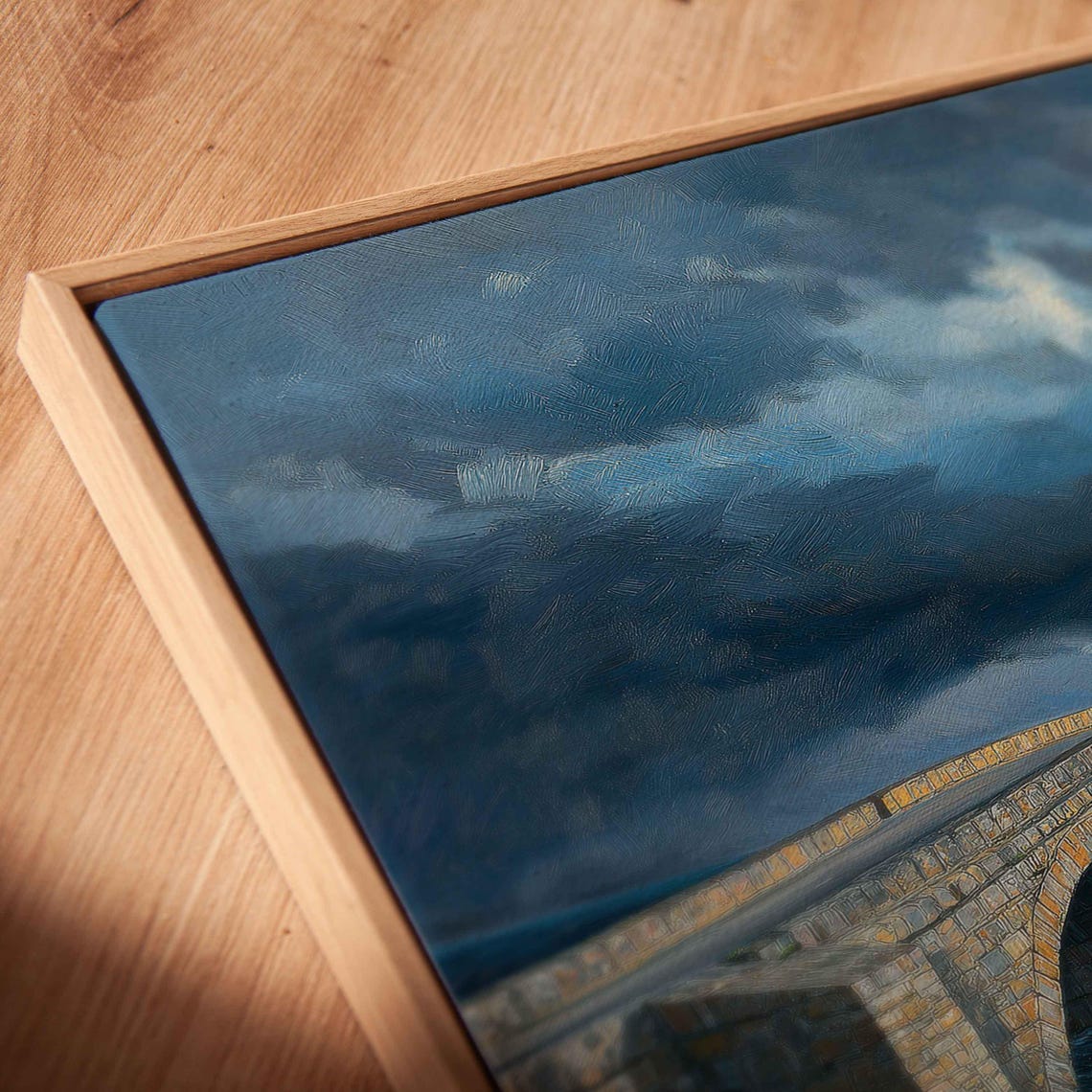 Old Course At St Andrews Wall Art Print Iconic Bridge Lush Fairways Moody Sky - Image 2