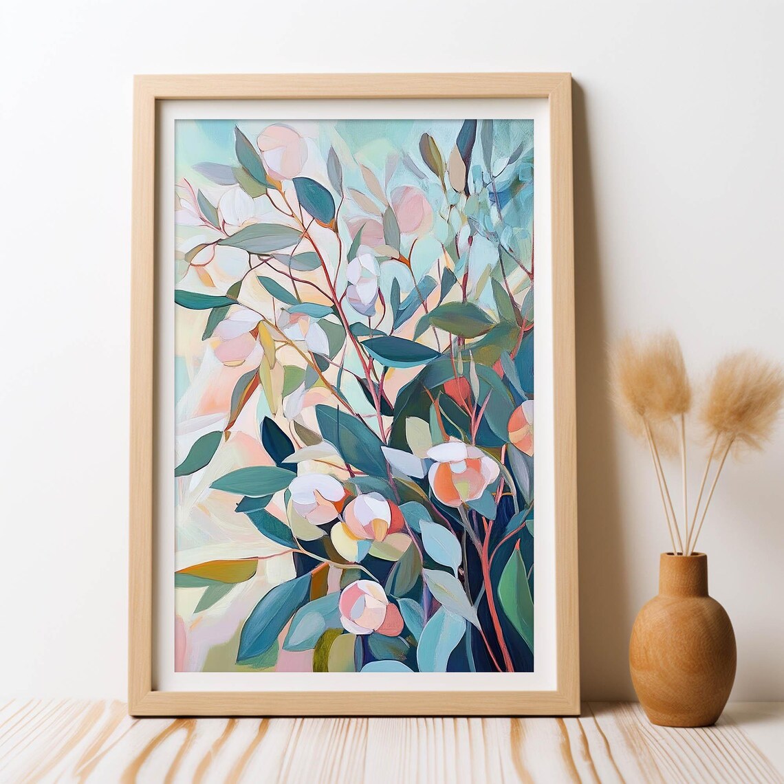 Australian Blue Gum Eucalyptus Painting Print