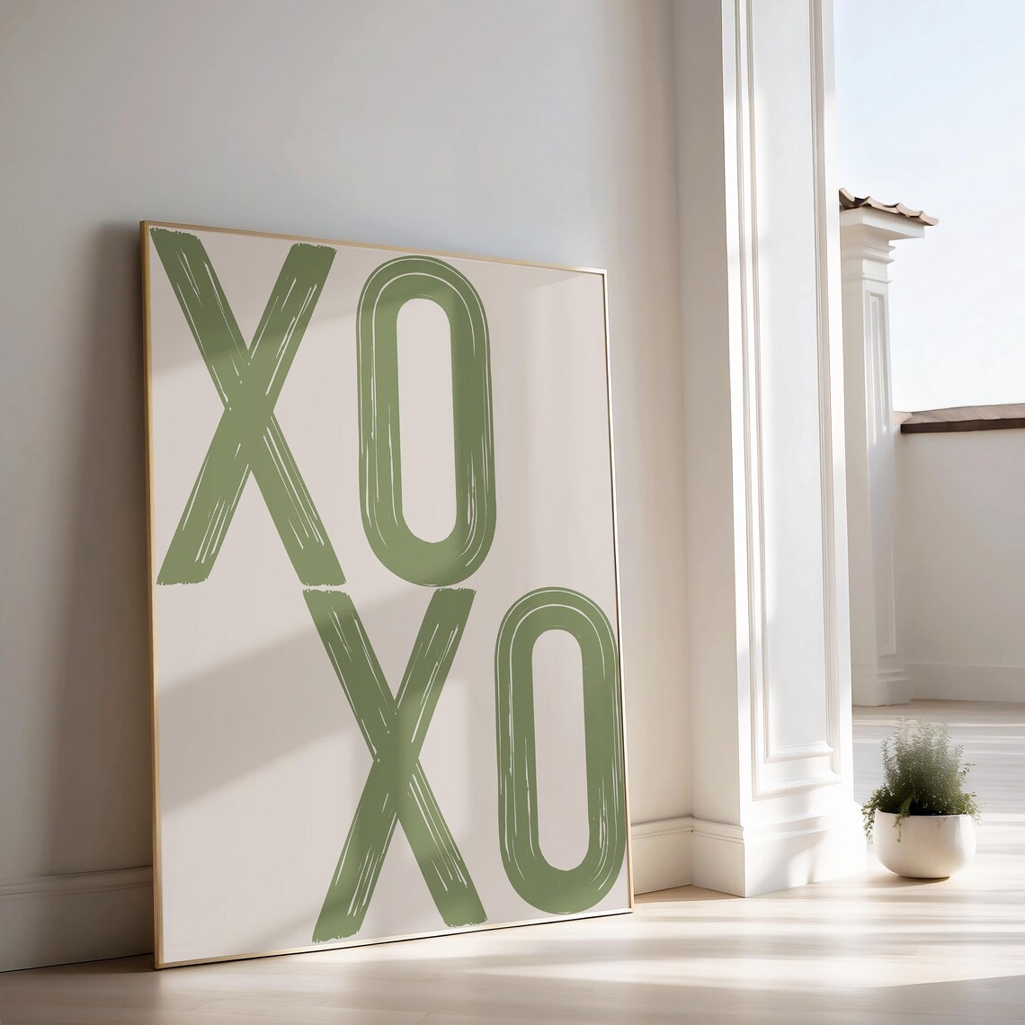 Xoxo Print, Retro Aesthetic Graffiti Wall Art - Image 3